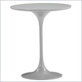 ZUO Wilco Modern Painted Wood Side Table in Gray