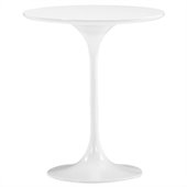 ZUO Wilco Modern Painted Wood Side Table in White