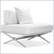 ADD TO YOUR SET: ZUO Xert Modern Leatherette Fabric Modular Chair in White