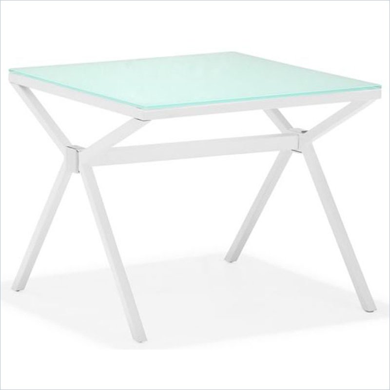 Zuo 404207 Xert Side Table in White