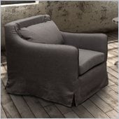 Zuo Pacific Heights Armchair in Charcoal Gray