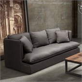 Zuo Pacific Heights Sofa in Charcoal Gray
