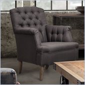 Zuo Castro Armchair in Charcoal Gray