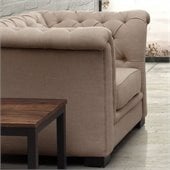 Zuo Nob Hill Armchair in Beige