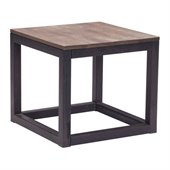 Zuo Civic Center Side Table in Distressed Natural