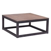 Zuo Civic Center Square Coffee Table in Distressed Natural