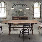 Zuo Laurel Heights Dining Table in Distressed Natural