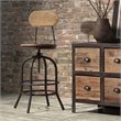 ADD TO YOUR SET: Zuo Twin Peaks Counter Chair in Distressed Natural
