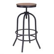 ADD TO YOUR SET: Zuo Twin Peaks Barstool in Distressed Natural