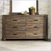 Zuo The City 6 Drawer Dresser Dark Brown