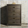 ADD TO YOUR SET: Zuo The City 5 Drawer Chest Dark Brown