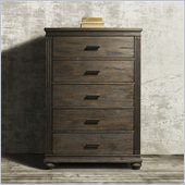 Zuo The City 5 Drawer Chest Dark Brown
