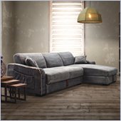 Zuo Brand Sectional Blue Denim