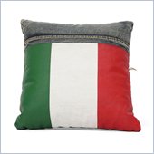Zuo Cowboy Cushion Blue Denim with Italy Flag