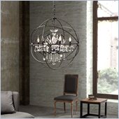 Zuo Diamond Ceiling Lamp in Rust 