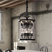 Zuo Canary Ceiling Lamp in Rust 
