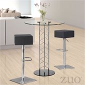 Zuo Butcher 3 Piece Pub Set