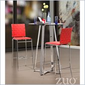 Zuo Criss Cross Lemon Drop 3 Piece Pub Set