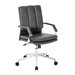 Zuo Director Pro Faux Leather Office Chair in Black