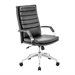 Zuo Director Comfort Faux Leather Office Chair in Black
