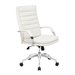 Zuo Director Comfort Faux Leather Office Chair in White