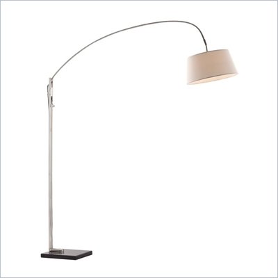 Zuo Alpha Floor Lamp in Chrome