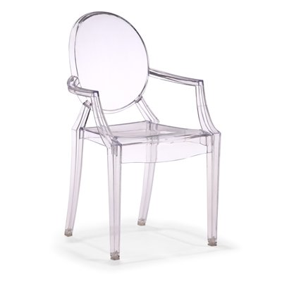 Zuo Anime Acrylic Chair in Transparent