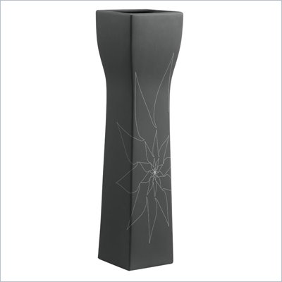 Zuo Barbara Vase Large in Gray