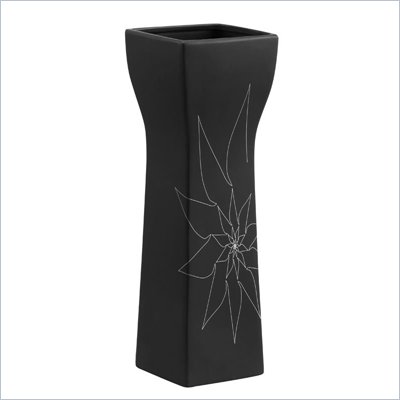 Zuo Barbara Vase Medium in Black