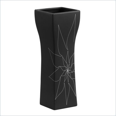 Zuo Barbara Vase Small in Black