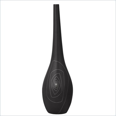 Zuo Belinda Round Vase Large in Black