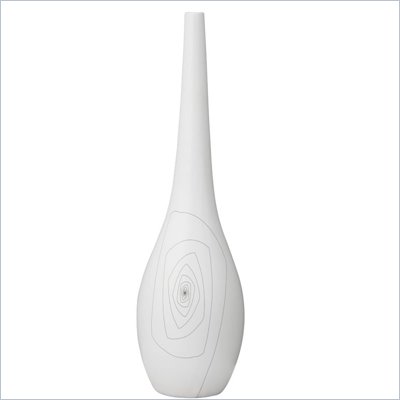 Zuo Belinda Round Vase Large in White