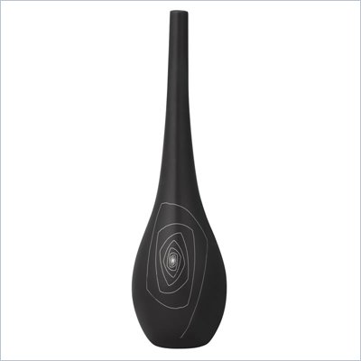Zuo Belinda Round Vase Medium in Black