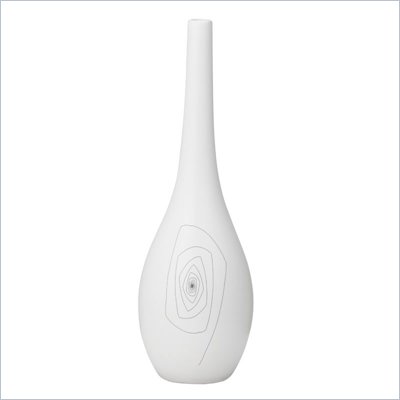 Zuo Belinda Round Vase Small in White