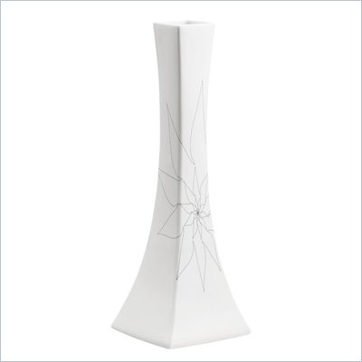 Zuo Bethany Long Vase Large in White