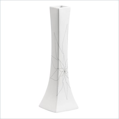 Zuo Bethany Long Vase Medium in White