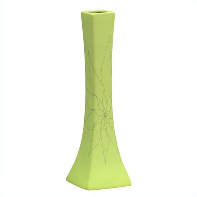 Zuo Bethany Long Vase Medium in Green