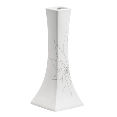 Zuo Bethany Long Vase Small in White