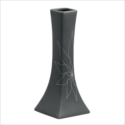 Zuo Bethany Long Vase Small in Gray