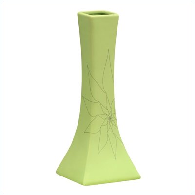 Zuo Bethany Long Vase Small in Green