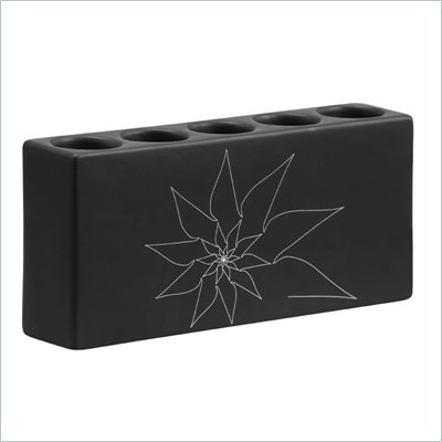 Zuo Blair Quintuple Candle Holder in Black