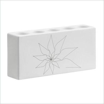 Zuo Blair Quintuple Candle Holder in White
