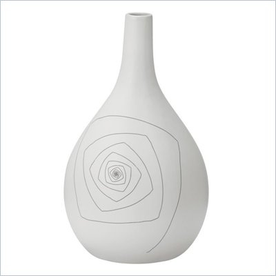 Zuo Blaise Round Vase Medium in White