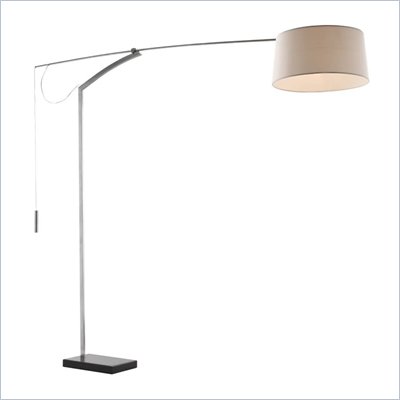 Zuo Blazar Floor Lamp in Chrome