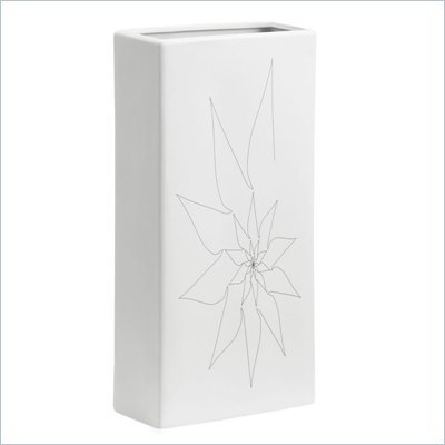 Zuo Blithe Rectangular Vase Large in White