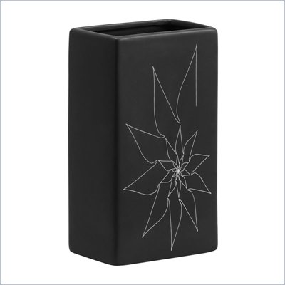 Zuo Blithe Rectangular Vase Small in Black