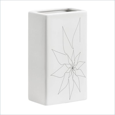 Zuo Blithe Rectangular Vase Small in White