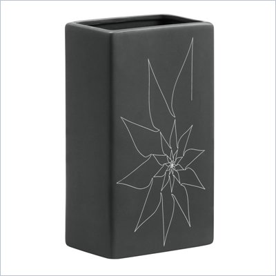Zuo Blithe Rectangular Vase Small in Gray