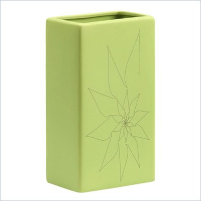 Zuo Blithe Rectangular Vase Small in Green