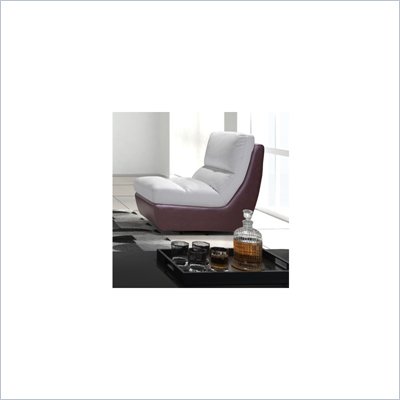 Zuo Bond Swivel Chair in White and Maroon 